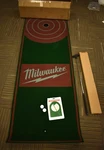 Floor Putting Mat Practice Pad Golf Club 2 Balls Cup Milwaukee. Fixed Price $149.99.