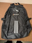 Nbc Golf Adidas 3 Stripe Black Backpack Travel Gear New! B88220. Fixed Price $39.99.