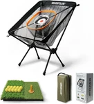 Foldable Golf Chipping Net With Mat & Balls Heavy-duty Backyard Practice. Fixed Price $83.99.