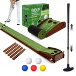 Puttlazr Golf Putting Mat - 2 Hole, Green. Fixed Price $121.39.