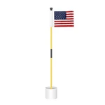 Kingtop Miniature Golf Flagstick, Practice 3 Feet, Yellow Pin Us Flag- 1PACK. Fixed Price $52.99.