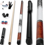 Advanced Pool Stick With Telescopic Cue Extension, Original Dyeing Brown. Fixed Price $134.85.