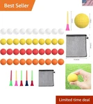 40 Pack Foam Golf Balls - Safe Indoor/outdoor Training For Kids & Pets. Fixed Price $27.99.