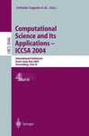 Computational Science And Its Applications - Iccsa 2004: International Conferenc. Fixed Price $149.13.