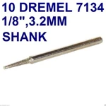 10 Dremel Authentic Diamond Wheel Point Bit 7134 Shank 1/8", 3.2 Mm. Fixed Price $54.99.
