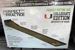 Perfect Practice Putting Mat 9.5 Feet. Collegiate Edition. University Of Miami. Fixed Price $89.99.