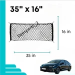 35" X 16" Double Layer Trunk Cargo Net For Toyota Corolla 2000-2024 Envelope. Fixed Price $15.45.