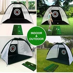 Golf Practice Net 7FTX5FT Hitting Aids Backyard Driving Chipping Swing. Fixed Price $59.99.