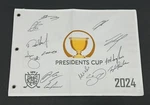 2024 Presidents Cup International Team Signed Flag Mike Weir Conners Adam Scott. Fixed Price $599.99.