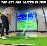 Gosports Range Cage 10X8 Ft Golf Practice Hitting Net, Choose Impact Classic. Fixed Price $225.00.