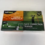 New Inside Approach Golf Training Series Slice Correction Trainer With Dvd. Fixed Price $44.99.