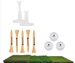 Morvat Portable Golf Net & Tri-turf Putting And Hitting Mat Set. Fixed Price $29.99.