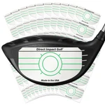 Ultra-thin Impact Tape By Direct Golf. 100 Driver Labels.. Fixed Price $17.99.