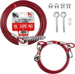 Bv 60FT Aerial Pet Trolley System With 10FT Pulley Lead - Heavy Duty Dog Tie Out. Fixed Price $35.75.
