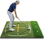Golf Mat With Dual Turf Hitting Standing Guide-line & Swing Path. Fixed Price $135.36.