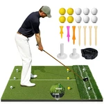 Dual Turf Golf Mat - Practice Indoor/outdoor, 5 X 4 Ft Hitting With Align.... Fixed Price $104.67.
