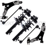 2006-11 Ford Focus Front Struts Spring Lower Control Arm Ball Joint Sway Bar. Fixed Price $157.59.