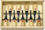 Flexcut Deluxe Palm Set, Wood Handles, Storage Box # FLEXFR405. Fixed Price $159.99.