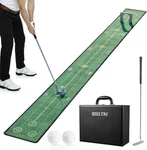 Golf Putting Game Set Green Mat, Anti-slip Indoor With Club. Fixed Price $53.99.