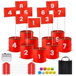 Finchley Backyard Golf Chipping Game Portable 9 6 Holes Course.... Fixed Price $89.56.