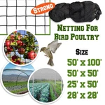 100'X50' Bird Netting Anti For Poultry Aviary Game Pens Us. Fixed Price $32.30.