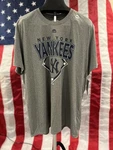 New York Yankees Majestic Tee, 100% Poly, Adult Sizes S, M, Xl, 2XL. Fixed Price $14.99.