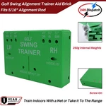 Weighted Golf Swing Alignment Trainer Brick Aid Lh/rh 5/16" Rod. Fixed Price $41.79.
