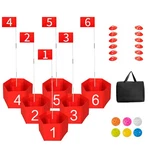 Sjehome Upgraded 6 Hole Backyard Game Golf Practice For Outdo.... Fixed Price $76.26.