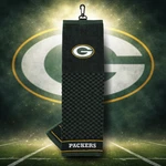 Packers Embroidered Tri-fold Golf Towel. Fixed Price $24.77.