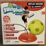 Mookie Soccer Swingball Reflex Training Aid Surface 1-2 Player Size 4. Fixed Price $29.99.