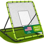Baseball Rebounder Net 4X4.5 Ft Pitchback Trainer Bounce Fielding Fo.... Fixed Price $109.26.