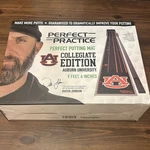 Perfect Practice Indoor Putting Mat Auburn University Tigers Golf Range Green. Fixed Price $89.99.