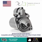 Db Electrical 410-24135 Starter Compatible With Bmw X5 3.0I 2001-2006 12V 1.4K. Fixed Price $49.99.