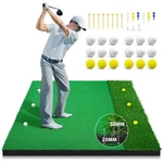 Best Premium Dual Turf Golf Hitting 5X4FT Thickened 25MM/50MM Practice Mats. Fixed Price $105.88.