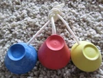 Modern Rubber Surface Golf Tee Set Of 3 Different Heights Connected W/rope. Fixed Price $6.00.