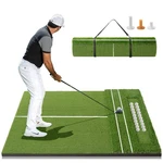 Golf Mat 5X4FT 26MM Ball Tray 3 Tees Backyard Practice Relilac Thickened. Fixed Price $179.99.