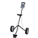 Jef World Of Golf Deluxe Steel 2-WHEEL Fold-able Pull Cart, New. Fixed Price $79.85.