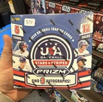 Panini 2026 Stars & Stripes Baseball Prizm H2 Box 3 Autos Color Blast 60 Cards. Fixed Price $70.00.