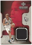 2002-03 Upper Deck Ovation Richard Jefferson Authentics Nets Warm-up Jersey Rj-w. Fixed Price $6.00.