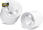2PCS Golf Hole Cup,abs Ivory White Plastic Cups,dimension 4" Depth,diameter. Fixed Price $13.68.