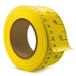 12 Inch Repeating Adhesive Measuring Tape 13.9 Yards Wide Dual Metric Le.... Fixed Price $15.13.