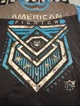 Men's American Fighter Training Division Dual Graphic T-shirt Black 2XL. Fixed Price $11.24.