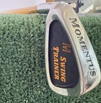Momentus Left Handed Men's 32 Oz. Weighted Iron Lh Swing Speed Trainer Golf Club. Fixed Price $35.00.