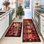 Christmas Kitchen Set, Merry Xmas Indoor Floor For Decorations 17"X4.... Fixed Price $28.78.