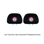New Team Promark Mlb Texas Rangers Head Rest Covers For Car Truck Suv Van. Fixed Price $15.90.