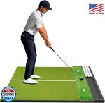 Golfpar Dual Turf Hitting Mat 5X4FT With Ball Tray Alignment Guide. Fixed Price $156.99.