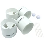 Plastic Golf Hole Cups With Balls And Tees Backyard Putting Set. Fixed Price $29.18.