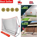 Gosports 10X7 Ft Golf Practice Hitting Net - Portable Driving Range For All. Fixed Price $152.99.
