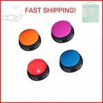 Artist Unknown 4 Color Voice Recording Button, Dog Buttons For Communication Pet. Fixed Price $14.58.