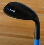 Lag Shot 54 Wedge Golf Training Aid Blue Shaft Swing Trainer Practice Rh 35.5". Fixed Price $44.99.